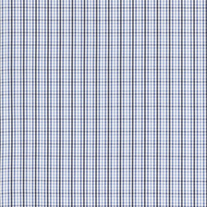 Schumacher Bahama Check Cornflower Fabric 68052