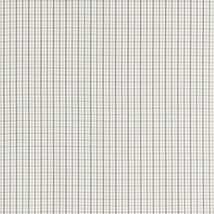 Schumacher Bahama Check Stone Fabric Sample 68053