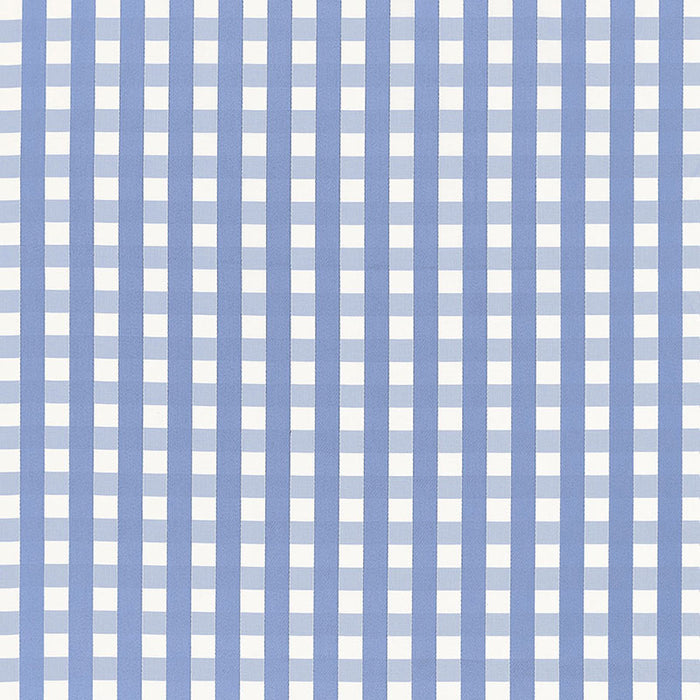 Schumacher Bermuda Check Cornflower Fabric Sample 68064