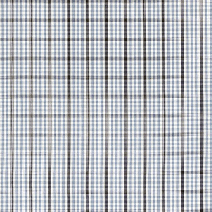 Schumacher Cozumel Plaid Cornflower Fabric Sample 68102