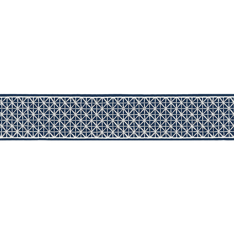 Schumacher Directoire Tape Bleu Marine Trim 68640