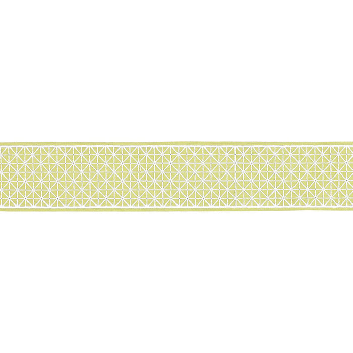 Schumacher Directoire Tape Citron Trim Sample 68642