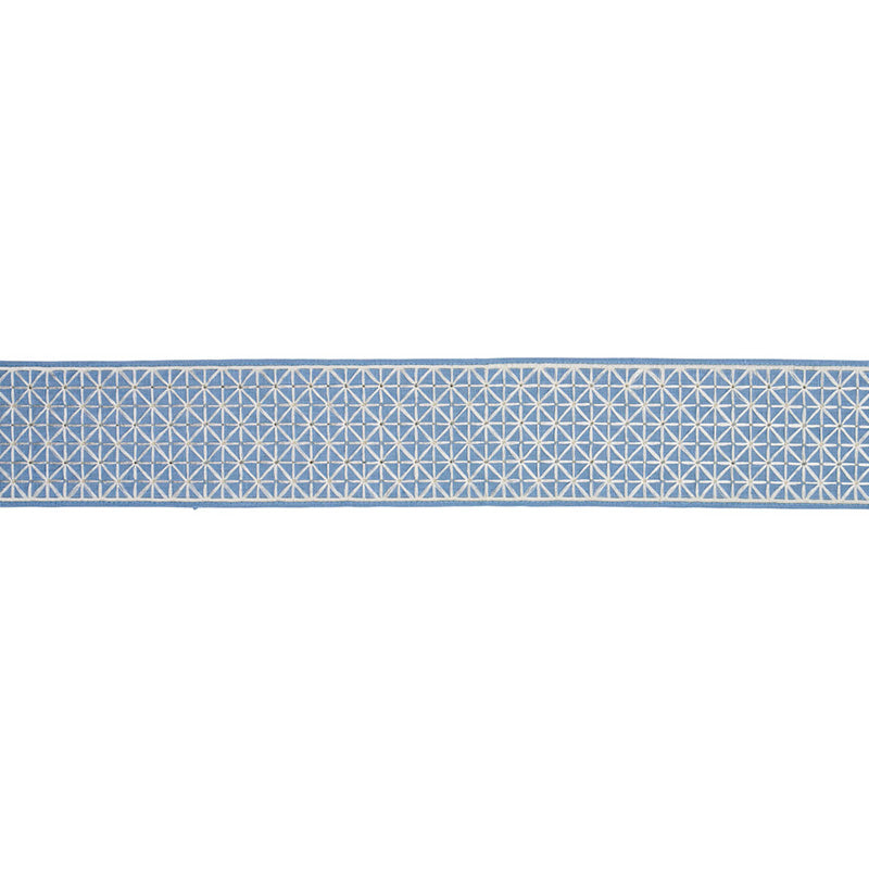 Schumacher Directoire Tape Sky Trim 68647