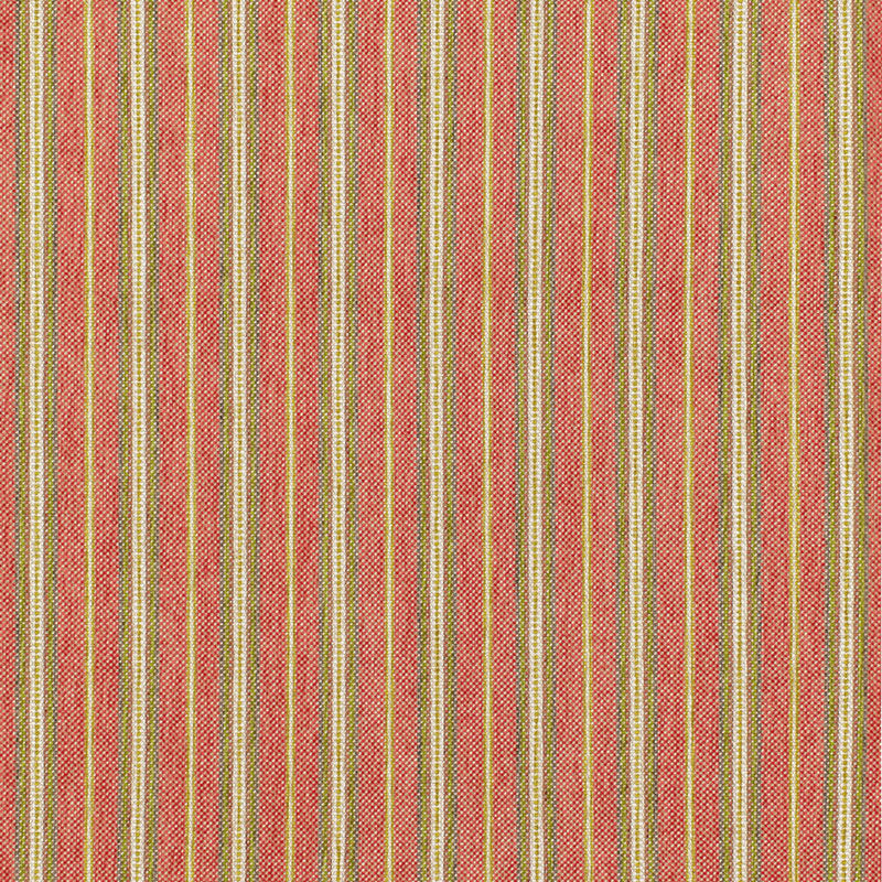 Schumacher Toscana Stripe Tuscan Red Fabric 68730