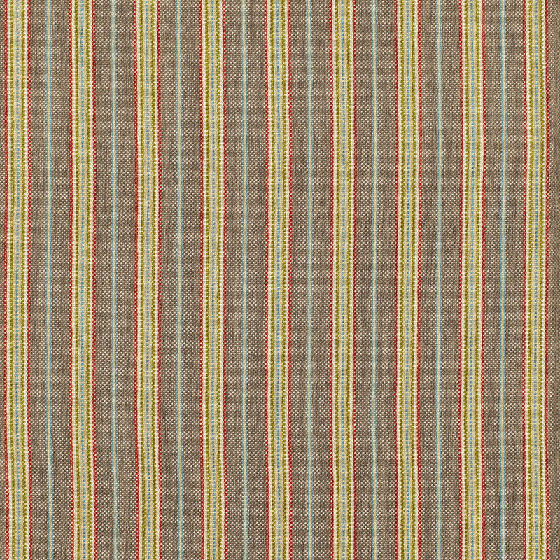 Schumacher Toscana Stripe Espresso Fabric 68731