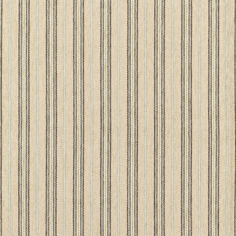 Schumacher Toscana Stripe Stone Fabric 68733