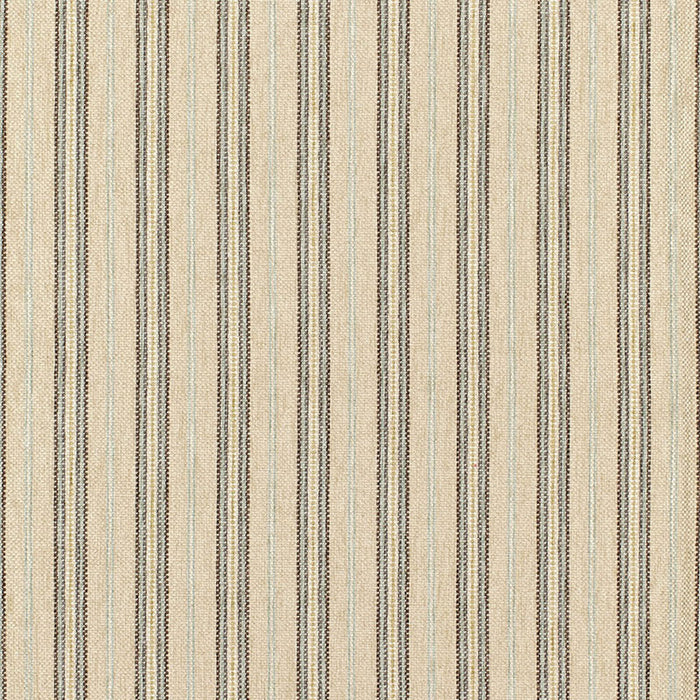 Schumacher Toscana Stripe Stone Fabric Sample 68733