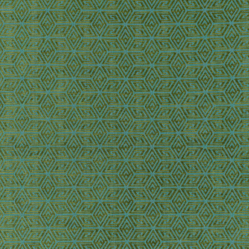 Schumacher Cosmati Chenille Boxwood Fabric Sample 68740