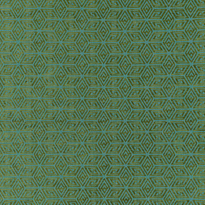 Schumacher Cosmati Chenille Boxwood Fabric Sample 68740