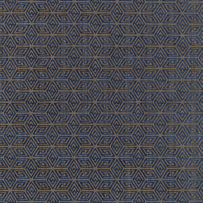 Schumacher Cosmati Chenille Ultramarine Fabric 68741