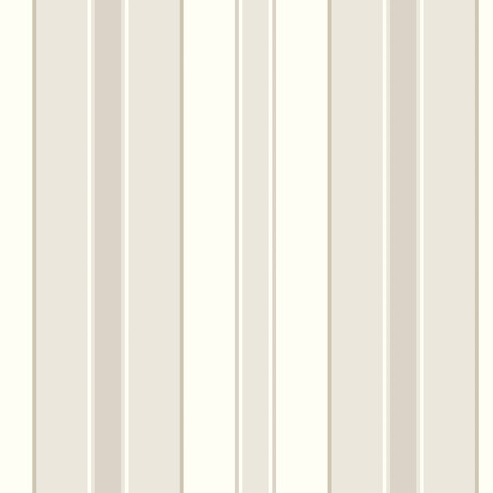 Schumacher Stockholm Stripe Sand And Gold Wallpaper Sample 6880