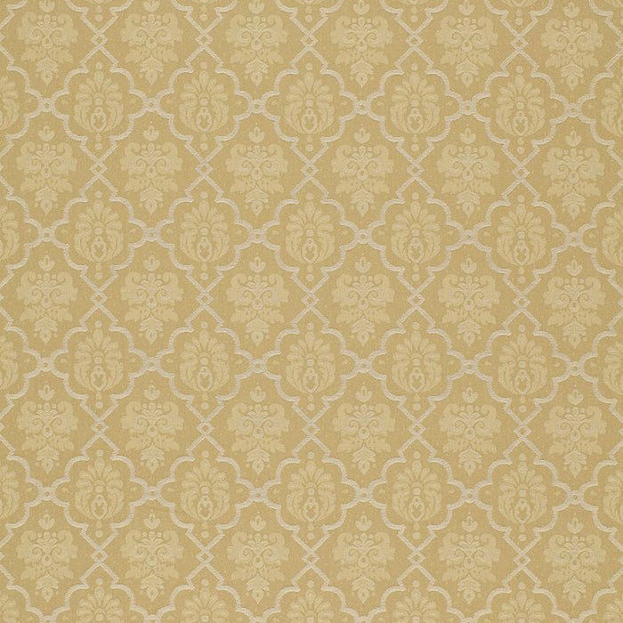 Schumacher Hedgerow Trellis Indoor/Outdoor Camel Fabric 68813