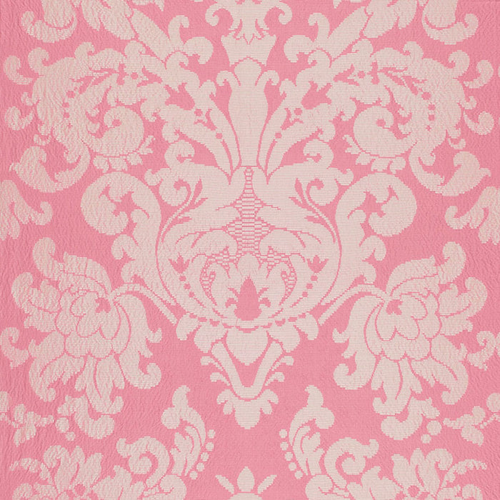 Schumacher Chateau Silk Damask Springtime Fabric Sample 68882