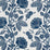 Schumacher Elspeth Indigo Fabric Sample 69162