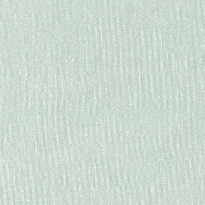 Schumacher Lange Glazed Linen Aquamarine Fabric 69351