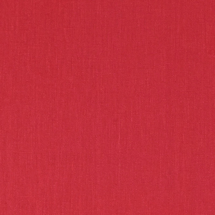 Schumacher Lange Glazed Linen Poppy Fabric 69360