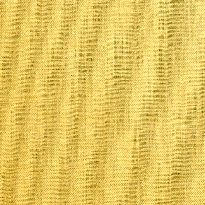 Schumacher Lange Glazed Linen Yellow Fabric 69367