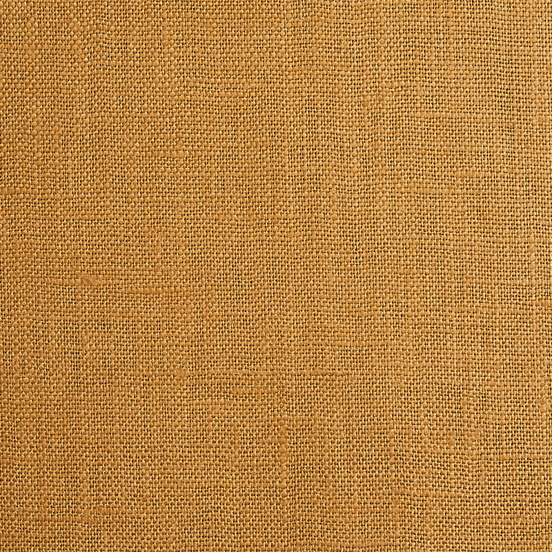 Schumacher Lange Glazed Linen Caramel Fabric 69368