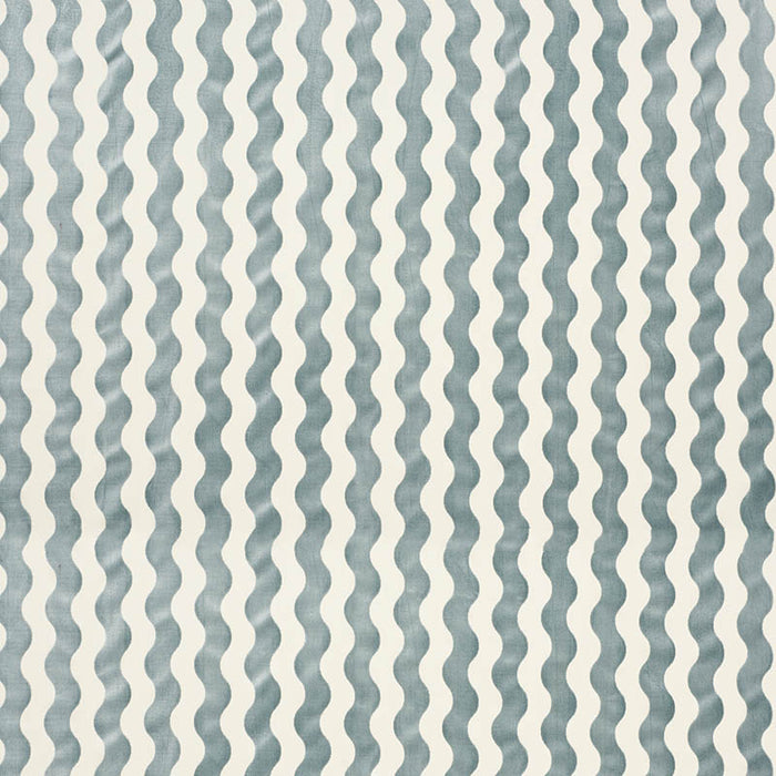 Schumacher The Wave Velvet Sky Fabric 69424