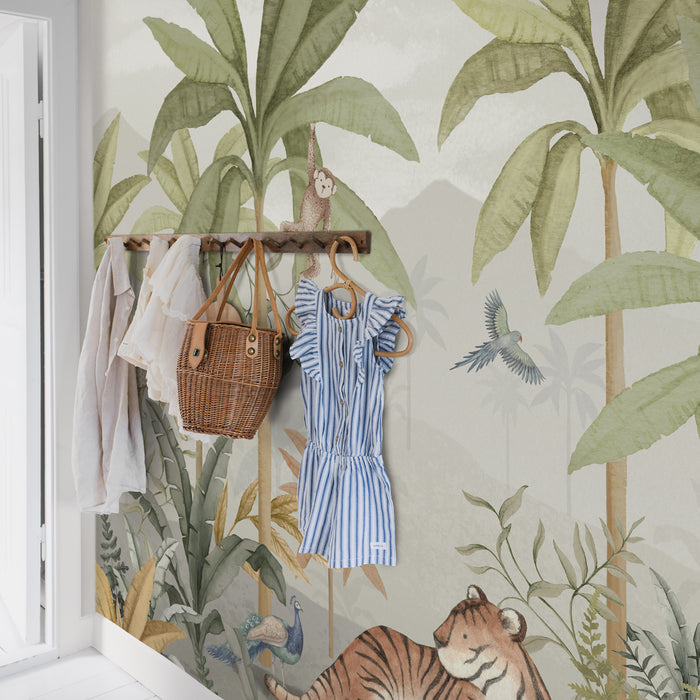 Schumacher Wild Jungle Mural Multi Wallpaper 6945