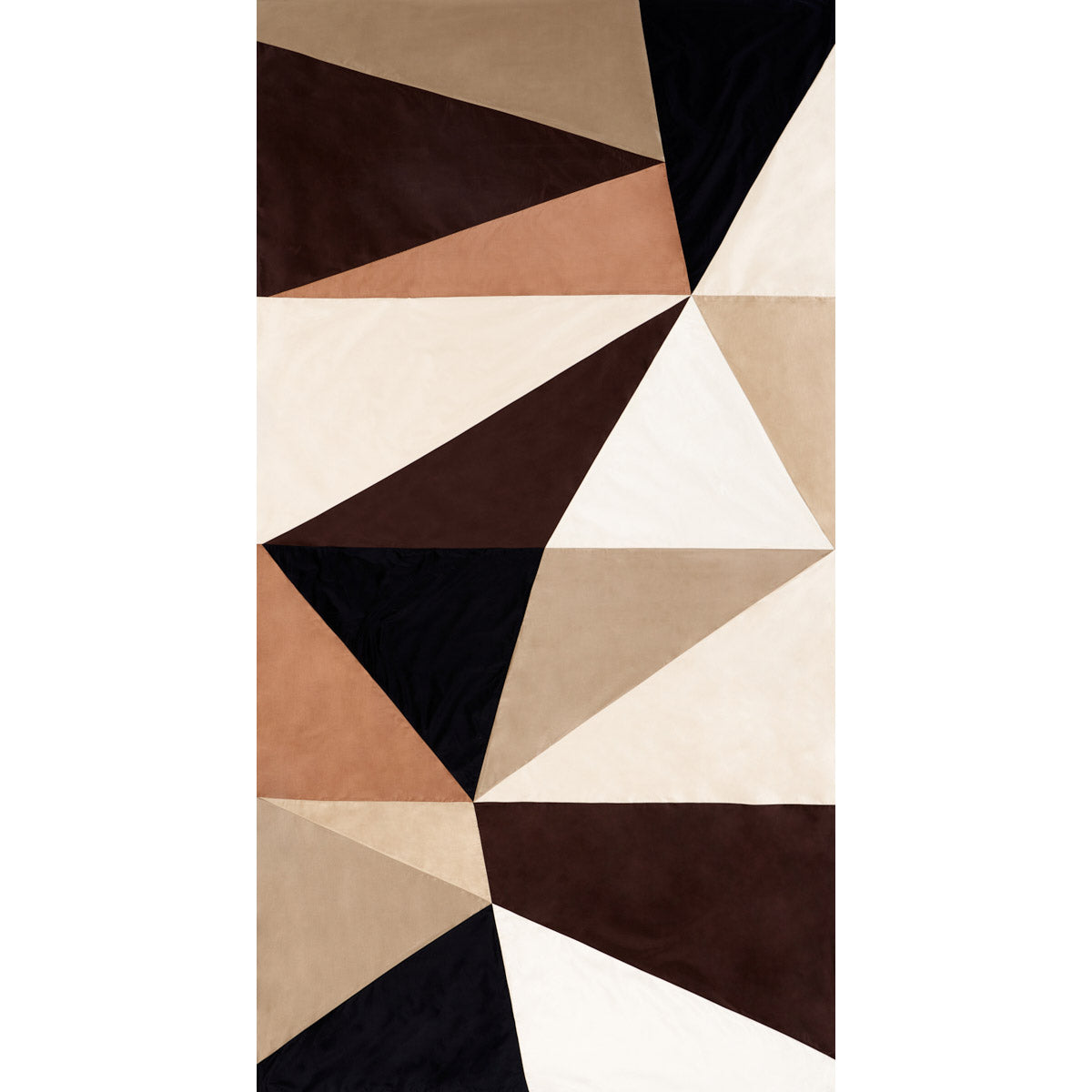 Schumacher Cubist Silk Panel Java Fabric 69453