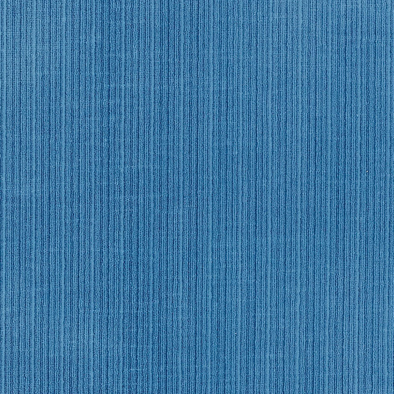 Schumacher Antique Strie Velvet Cornflower Fabric Sample 69754