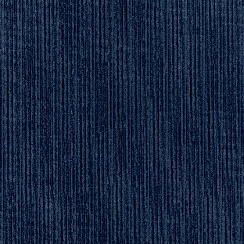 Schumacher Antique Strie Velvet Midnight Fabric 69755