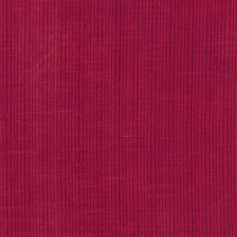 Schumacher Antique Strie Velvet Crimson Fabric 69770