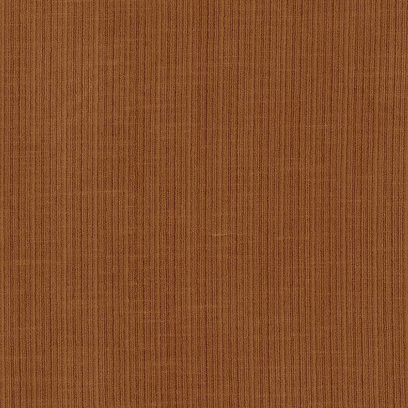 Schumacher Antique Strie Velvet Sienna Fabric Sample 69773