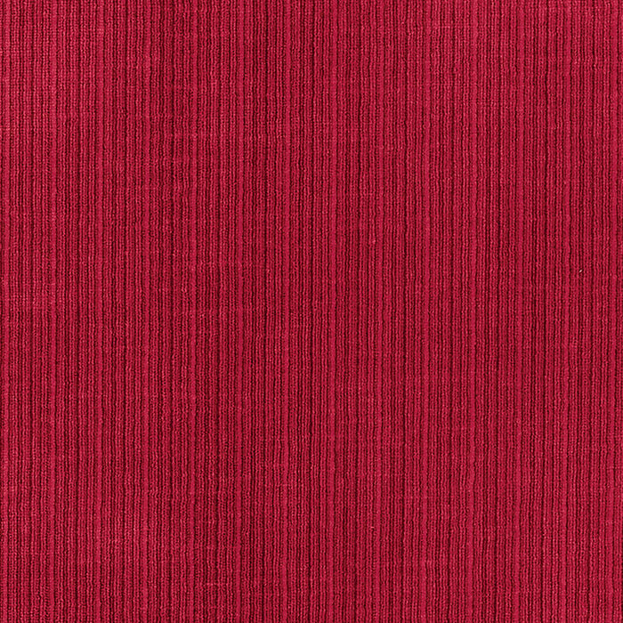 Schumacher Antique Strie Velvet Scarlet Fabric Sample 69774