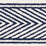 Schumacher Nicholson Tape Navy Trim Sample 69962