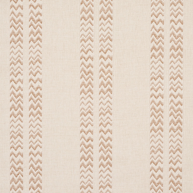 Schumacher Kudu Stripe Sand Fabric 69972