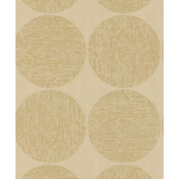 Cole & Son Luna Gold/Tan Wallpaper Sample 69/5118.CS.0