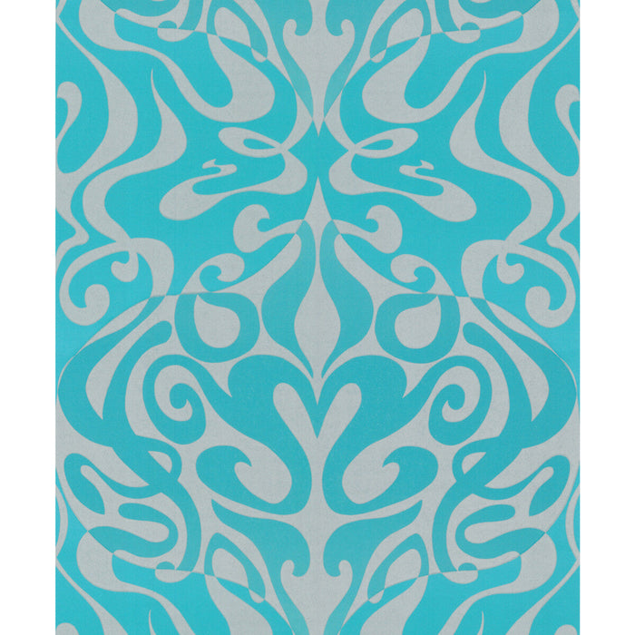 Cole & Son Woodstock Aqua Wallpaper Sample 69/7128.CS.0