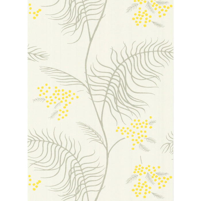 Cole & Son Mimosa White Wallpaper Sample 69/8132.CS.0