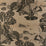 Pierre Frey La Gazelle Et Le Baobab Charbon Wallpaper Sample FP845003