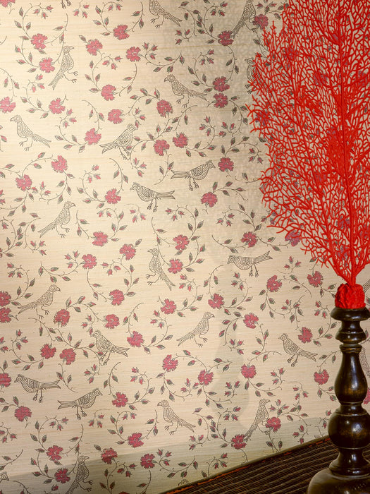 Braquenie Bengali-Albertine Rouge Wallpaper Sample BP347001