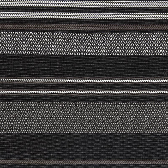 Holly Hunt Great Outdoors Bungalow Stripe Onyx Fabric Sample 700/03