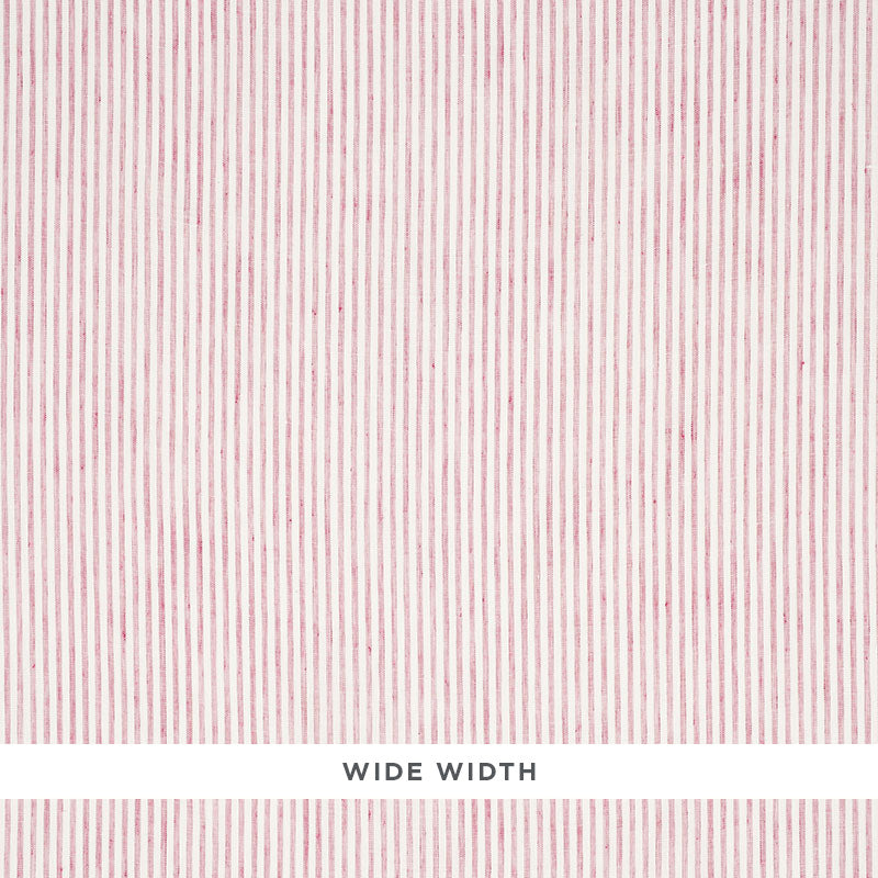 Schumacher Tori Stripe Sheer Rose Fabric 70065