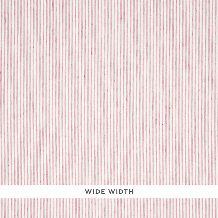 Schumacher Tori Stripe Sheer Rose Fabric Sample 70065