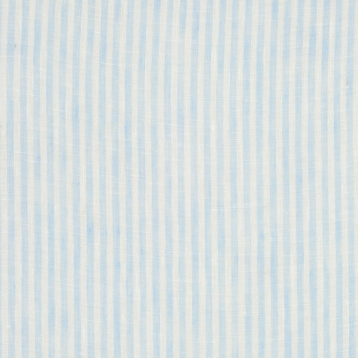 Schumacher Tori Stripe Sheer Sky Fabric 70068