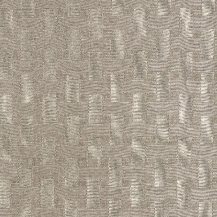 Schumacher Basketweave Sheer Taupe Fabric 70101