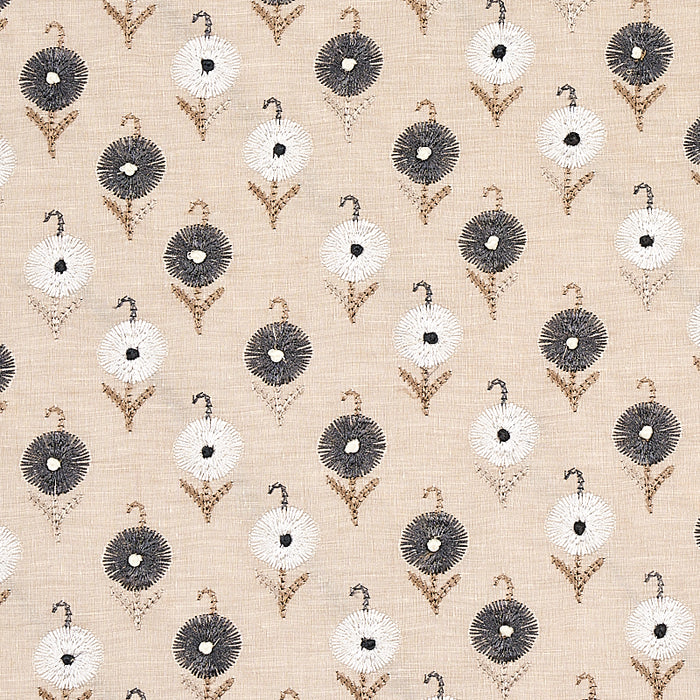 Schumacher Avodica Embroidery Moonstone Fabric 70212