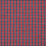 Schumacher Crosstown Red/Navy Fabric 70395