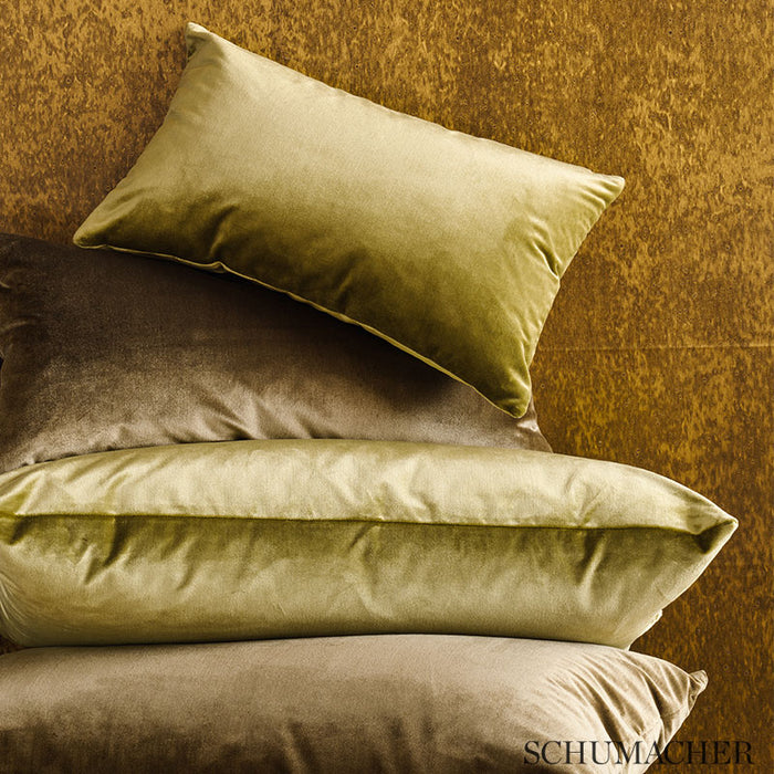 Schumacher Venetian Silk Velvet Espresso Fabric 70424