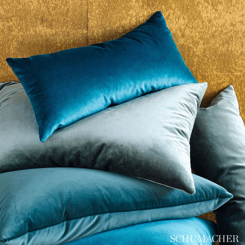 Schumacher Venetian Silk Velvet Espresso Fabric 70424