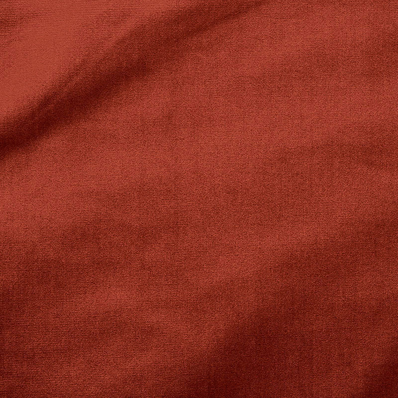 Schumacher Venetian Silk Velvet Red Ochre Fabric Sample 70442