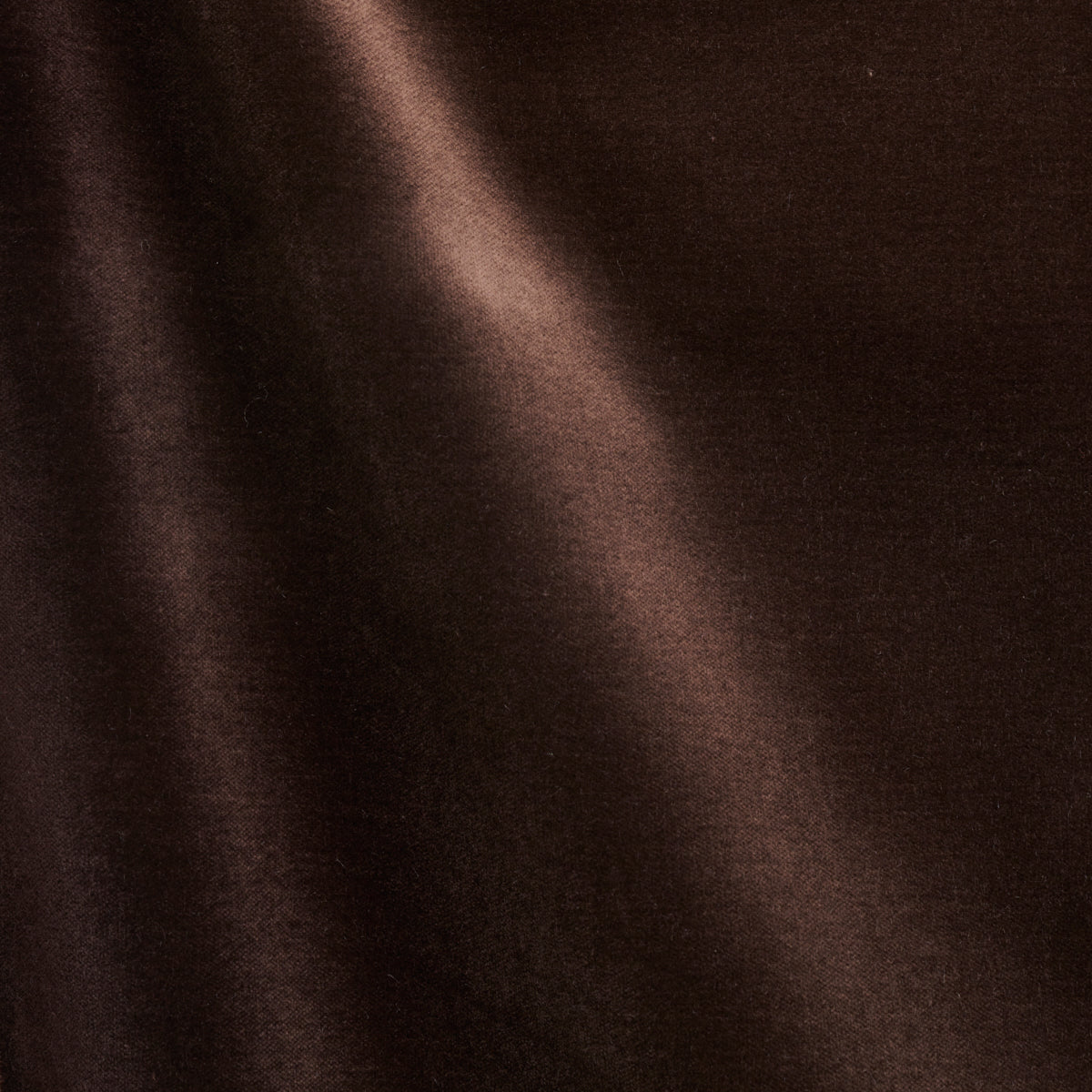 Schumacher Rocky Performance Velvet Espresso Fabric 70466