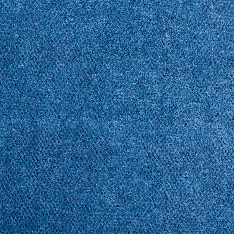 Schumacher Rocky Performance Velvet Steel Blue Fabric 70571