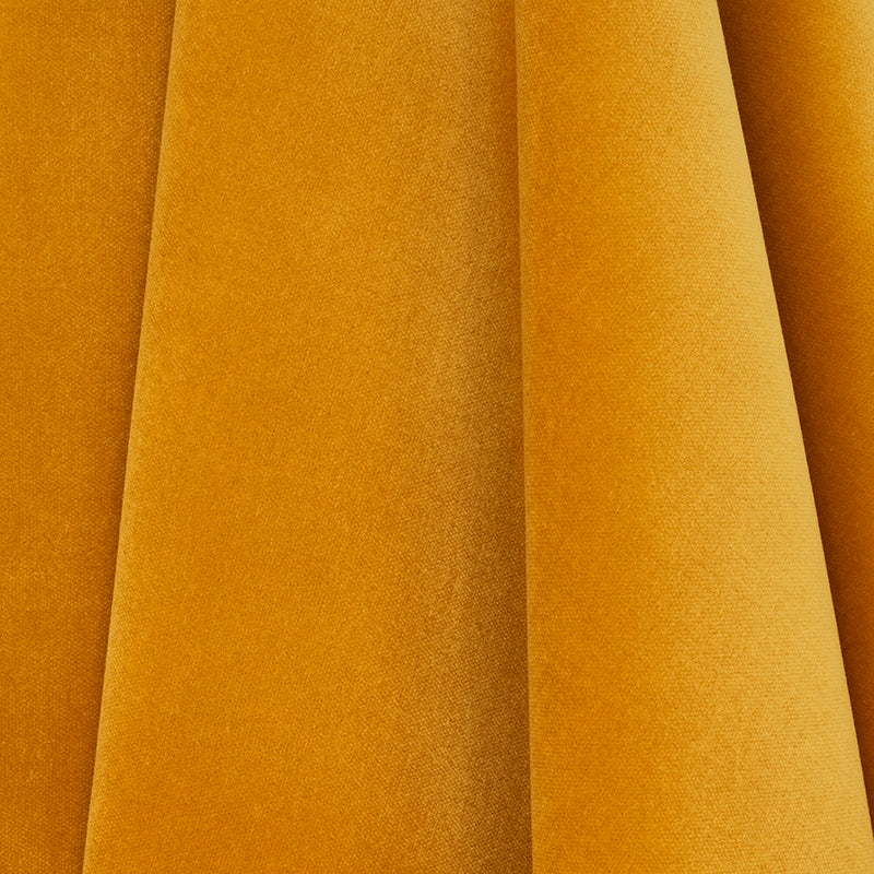 Schumacher Rocky Performance Velvet Marigold Fabric Sample 70579